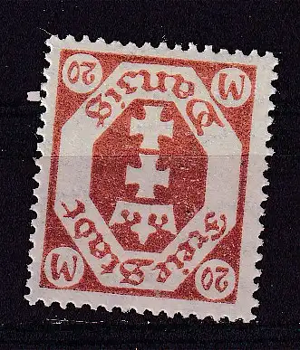 Freie Stadt Danzig  Nr 111 Falz / Gummimängel / *