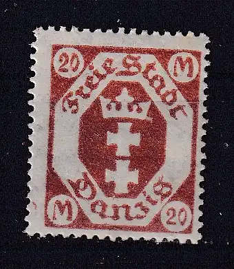 Freie Stadt Danzig  Nr 111 Falz / Gummimängel / *