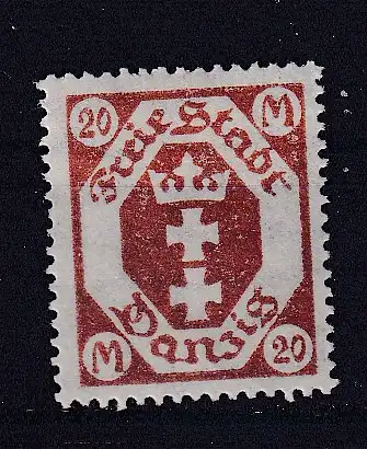 Freie Stadt Danzig  Nr 111 Falz / Gummimängel / *