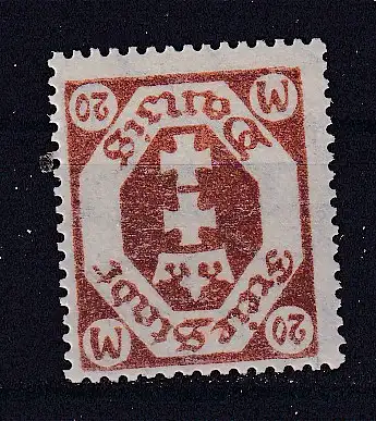 Freie Stadt Danzig  Nr 111 Falz / Gummimängel / *