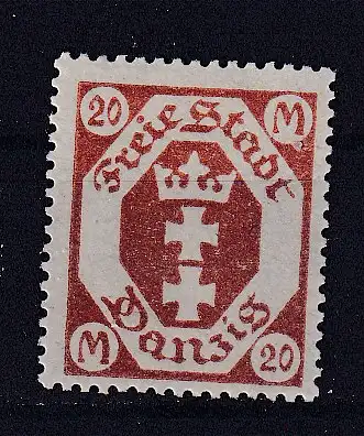 Freie Stadt Danzig  Nr 111 Falz / Gummimängel / *