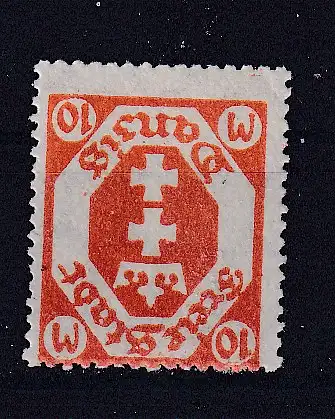 Freie Stadt Danzig  Nr 110 Falz / Gummimängel / *
