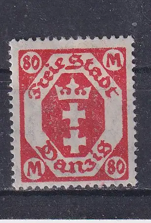 Freie Stadt Danzig  Nr 140 Falz / Gummimängel / *