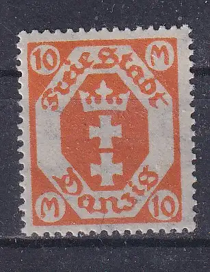 Freie Stadt Danzig  Nr 110 Falz / Gummimängel / *