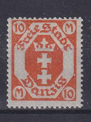 Freie Stadt Danzig  Nr 110 Falz / Gummimängel / *