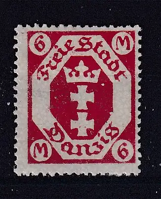 Freie Stadt Danzig  Nr 109 Falz / Gummimängel / *
