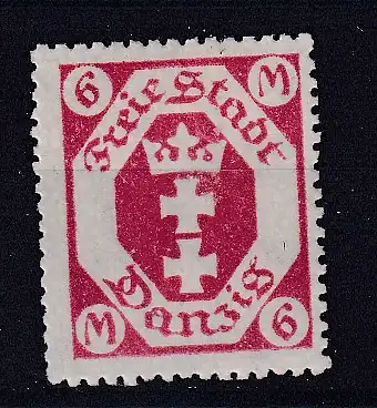 Freie Stadt Danzig  Nr 109 Falz / Gummimängel / *