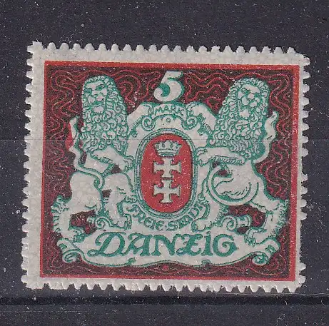 Freie Stadt Danzig  Nr 87 Falz / Gummimängel / *