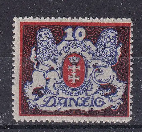 Freie Stadt Danzig  Nr 88 Falz / Gummimängel / *