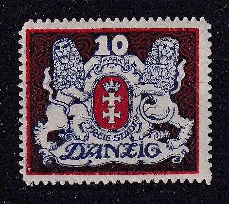 Freie Stadt Danzig  Nr 88 Falz / Gummimängel / *