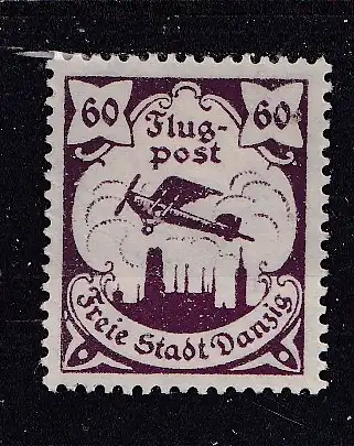 Freie Stadt Danzig  Nr 67 Falz / Gummimängel / *