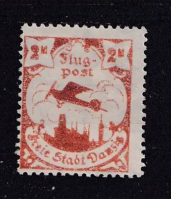 Freie Stadt Danzig  Nr 69 Falz / Gummimängel / *