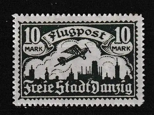 Freie Stadt Danzig  Nr 117 Falz / Gummimängel / *