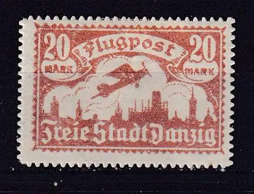 Freie Stadt Danzig  Nr 118 Falz / Gummimängel / *