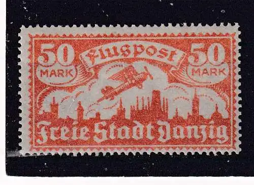 Freie Stadt Danzig  Nr 134 Falz / Gummimängel / *