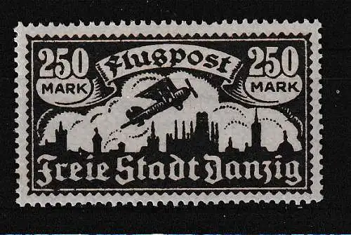 Freie Stadt Danzig  Nr 136 Falz / Gummimängel / *