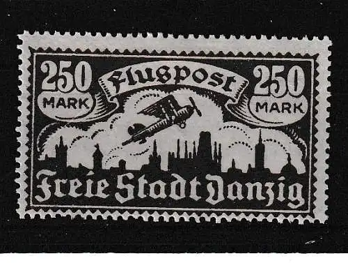 Freie Stadt Danzig  Nr 136 Falz / Gummimängel / *