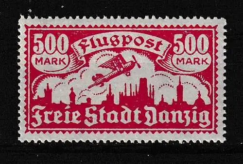 Freie Stadt Danzig  Nr 137 Falz / Gummimängel / *