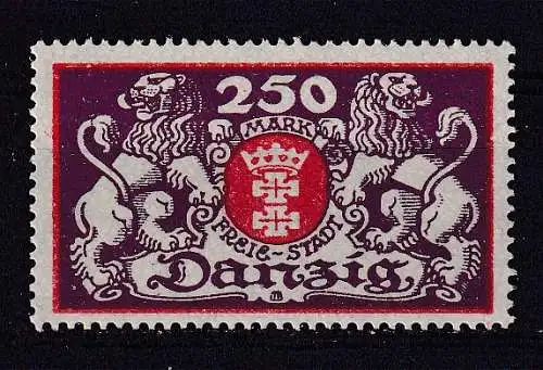 Freie Stadt Danzig  Nr 119 Falz / Gummimängel / *