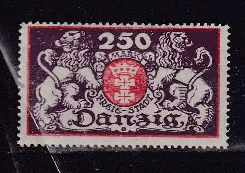 Freie Stadt Danzig  Nr 119 Falz / Gummimängel / *