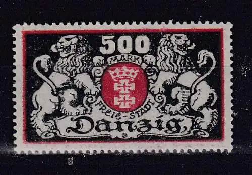 Freie Stadt Danzig  Nr 120 Falz / Gummimängel / *