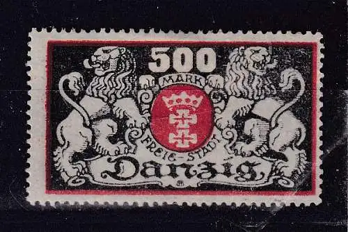 Freie Stadt Danzig  Nr 120 Falz / Gummimängel / *