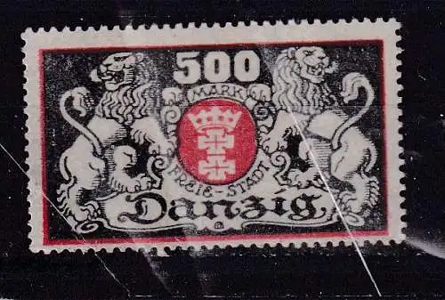 Freie Stadt Danzig  Nr 120 Falz / Gummimängel / *