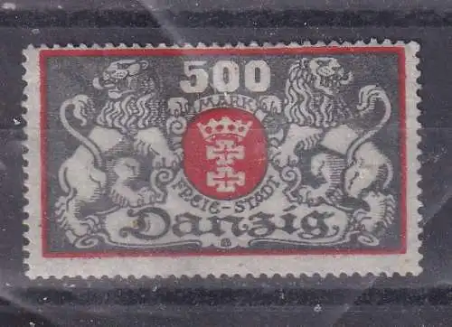 Freie Stadt Danzig  Nr 120 Falz / Gummimängel / *