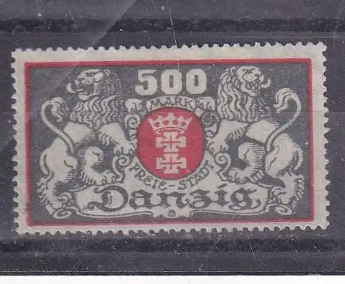 Freie Stadt Danzig  Nr 120 Falz / Gummimängel / *