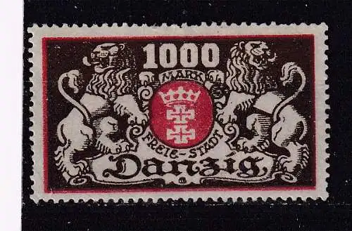 Freie Stadt Danzig  Nr 121 Falz / Gummimängel / *