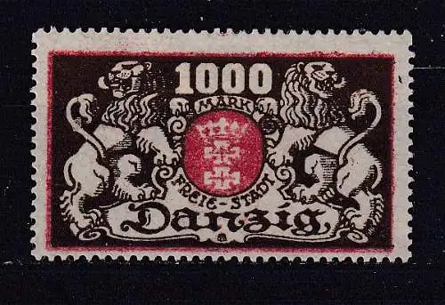 Freie Stadt Danzig  Nr 121 Falz / Gummimängel / *