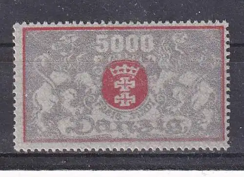 Freie Stadt Danzig  Nr 122 Falz / Gummimängel / *