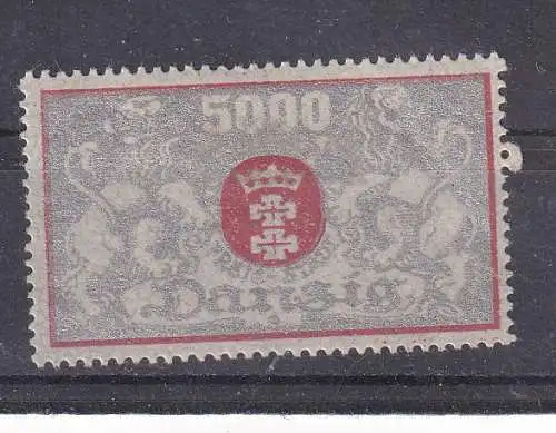 Freie Stadt Danzig  Nr 122 Falz / Gummimängel / *