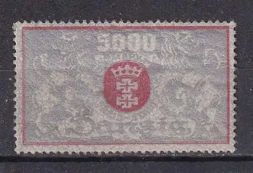 Freie Stadt Danzig  Nr 122 Falz / Gummimängel / *