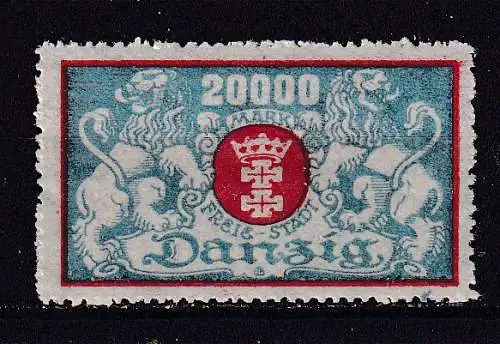 Freie Stadt Danzig  Nr 148 Falz / Gummimängel / *