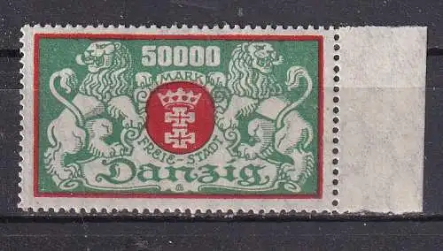 Freie Stadt Danzig  Nr 149 Falz / Gummimängel / *