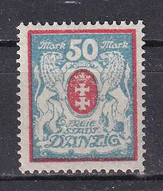 Freie Stadt Danzig  Nr 127 Falz / Gummimängel / *