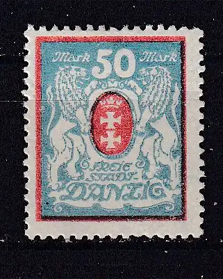 Freie Stadt Danzig  Nr 127 Falz / Gummimängel / *