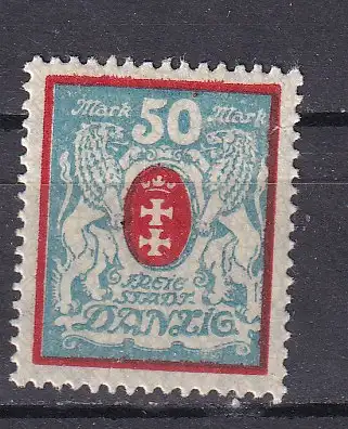 Freie Stadt Danzig  Nr 127 Falz / Gummimängel / *