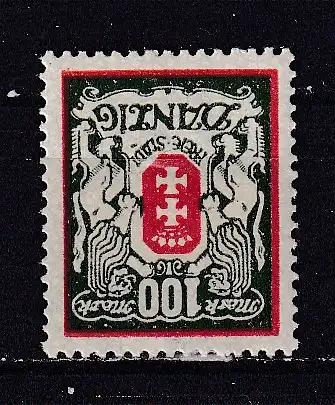 Freie Stadt Danzig  Nr 128 Falz / Gummimängel / *