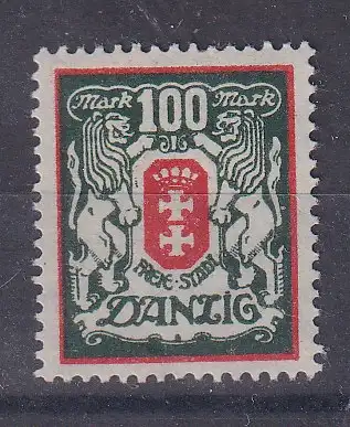 Freie Stadt Danzig  Nr 128 Falz / Gummimängel / *