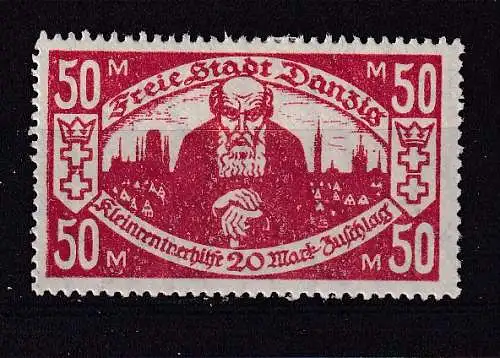 Freie Stadt Danzig  Nr 131 Falz / Gummimängel / *