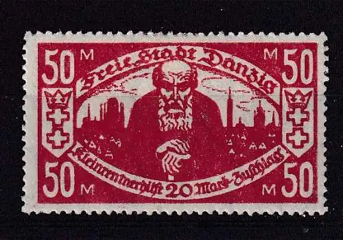 Freie Stadt Danzig  Nr 131 Falz / Gummimängel / *