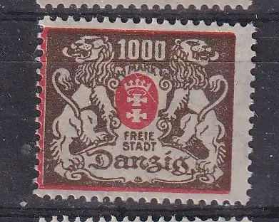 Freie Stadt Danzig  Nr 145 Falz / Gummimängel / *