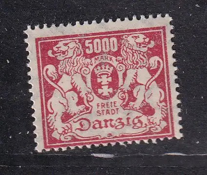 Freie Stadt Danzig  Nr 152 Falz / Gummimängel / *