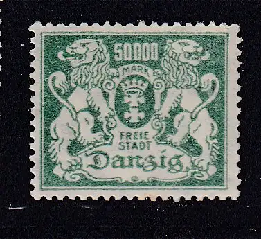 Freie Stadt Danzig  Nr 154 Falz / Gummimängel / *