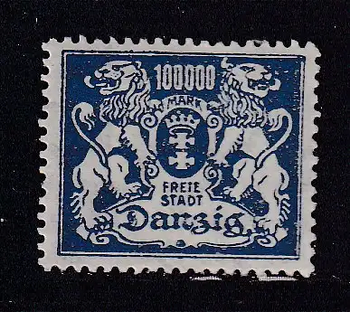 Freie Stadt Danzig  Nr 155 Falz / Gummimängel / *