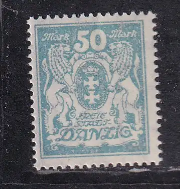 Freie Stadt Danzig  Nr 139 Falz / Gummimängel / *