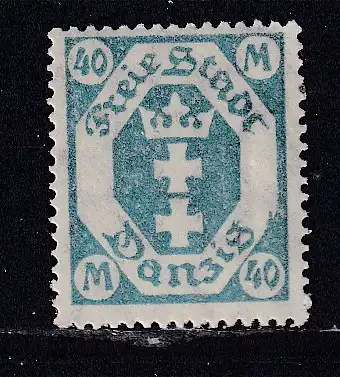 Freie Stadt Danzig  Nr 138 Falz / Gummimängel / *
