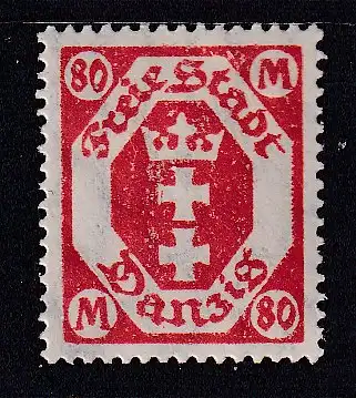Freie Stadt Danzig  Nr 140 Falz / Gummimängel / *